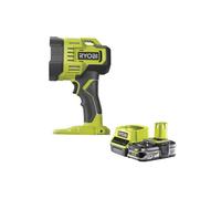 Pack RYOBI Spot LED RYOBI 18V One+ 3000 Lumens RLS18-0 - 1 Batterie 2.5Ah - 1 Chargeur rapide RC18120-125
