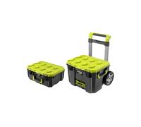Pack RYOBI Système LINK Boîte à outils sur roulettes - Boite à outils medium