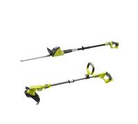 Pack RYOBI taille-haies 18V One+ OPT1845 - coupe bordures - dresse bordures 18V One+ OLT1832