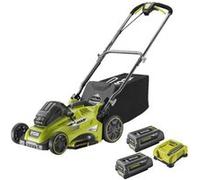 Pack RYOBI Tondeuse 36V RLM36X41H50PG - 2 Batteries 36V LithiumPlus 4.0Ah - 5.0Ah - 1 Chargeur