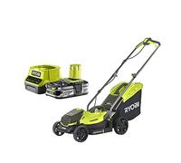 Pack RYOBI Tondeuse poussée 18V One+ OLM1833B - 1 Batterie 2.5Ah - 1 Chargeur Rapide RC18120-125