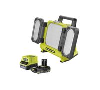 Pack RYOBI Triple panneau lumineux LED RLP18-0 - 18V One+ 3000 Lumens - 1 batterie 2.0Ah - 1 chargeur rapide RC18120-120