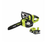 Pack RYOBI tronçonneuse 18V One+ OCS1830-1 batterie 5.0Ah - 1 chargeur 2.0Ah RC18120-150