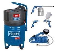 Pack SCHEPPACH compresseur vertical - 24L - 1500W - HC24V - Kit 5 accessoires G