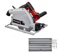 Pack scie plongeante filaire TE-PS 165 - 1200W - 165mm + 2 rails de guidage EINHELL