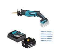 Pack scie récipro 18V DJR183Z + BL1850B + DC18RC + 5 lames S-EXPRESS Bois/Métal MAKITA