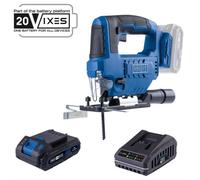 Pack Scie sauteuse sans fil BC-JS254-X - brushless coupe max 25,4mm - SCHEPPACH 20V IXES + batterie 2Ah + chargeur