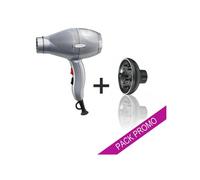 Pack Sèche cheveux Gammapiu ETC Argent + Diffuseur