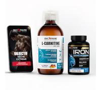 PACK SÈCHE EXTREME - Iron E.A.A Ultra Fat Burner + L-Carnitine Pro Zero + eBook Perte de Poids - Eric Favre