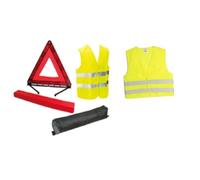 Pack sécurité - HTC EQUIPEMENT - 1 triangle de présignalisation + 2 gilets de sécurité adulte XL