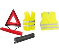 Pack sécurité - HTC EQUIPEMENT - 1 triangle de présignalisation + 2 gilets de sécurité adulte XL
