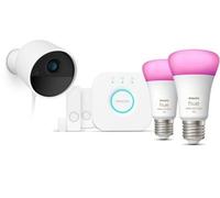 Pack sécurité PHILIPS Hue Secure WCA camera capt ampoules E27