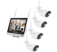 pack semac 2x caméras pro vidéo surveillance full hd 1080p 12pouces 2 caméras supplémentaires G