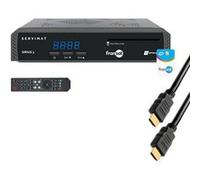 pack servimat récepteur tv satellite hd carte fransat pc7 câble hdmi G