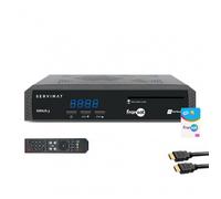 Pack SERVIMAT Récepteur TV satellite HD + carte Viaccess Fransat PC7 + Câble HDMI 2M