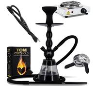Pack Shisha Upgrade avec narguilé alu design amélioré et accessoires