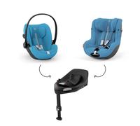 Pack sièges-auto Cloud G et Sirona G Plus Beach Blue + base G offerte