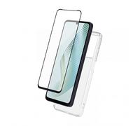 Pack 2 en 1 Coque Honor X5C Plus Souple Transparente + Protège écran 2.5D + SmartFrame™ - Certifié GRS Bigben