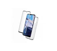 Pack Silitrans Coque Souple et Verre d'Ecran 2.5D pour Motorola Moto E22i Transparent