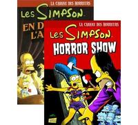 Pack Simpson La cabane des horreurs T05 + T08 offert - Matt Groening - Jungle - Coffret - Bande dessinée jeunesse