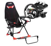 Pack simulateur, siège volant et pédalier RACER pour PC et console