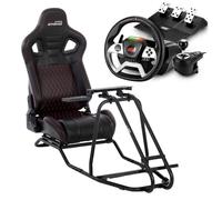 Pack simulateur, siège volant et pédalier RACER PRO pour PC et console