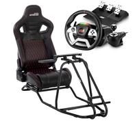 Pack simulateur, siège volant et pédalier RACER PRO pour PC et console