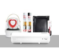 Pack Siser Juliet® Pro - Machine de découpe avec mini-presse à chaud, vinyle thermocollant EasyWeed et accessoires complets pour l'application et le transfert