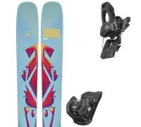 Pack ski de randonnée." Armada Arw 100 24 + Fixations - Femme - Rose / Violet / Bleu - taille 158 - modèle 2024