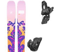 Pack ski." Armada Arw 88 24 + Fixations - Femme - Orange / Violet / Rose - taille 171 - modèle 2024