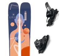 Pack ski." Armada Arw 88 Blue/coral 25 + Fixations - Femme - Bleu / Vert / Orange - taille 161 - modèle 2025