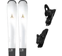 Pack ski." Atomic Cloud C8 White/black + M10 Gw Black/light Sand 26 - Femme - Blanc / Noir - taille 164 - modèle 2026
