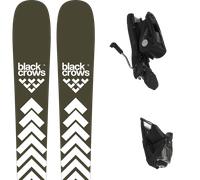 Pack ski." Black Crows Sato Olive 26 + Fixations - Homme - Vert / Blanc - taille 173 - modèle 2026