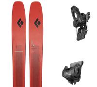Pack ski." Black Diamond Impulse Pro 114 Ti Red 25 + Fixations - Homme - Rouge / Noir - taille 191 - modèle 2025