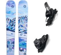Pack ski." Blizzard Black Pearl 88 Special 26 + Fixations - Femme - Bleu / Violet - taille 152 - modèle 2026