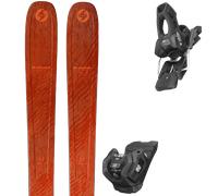 Pack ski." Blizzard Rustler 9 Orange 24 + Fixations - Homme - Orange / Noir - taille 168 - modèle 2024