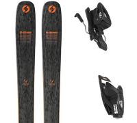 Pack ski." Blizzard Rustler Team Black 25 + Fixations - Enfant - Noir / Orange - taille 140 - modèle 2025