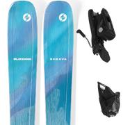 Pack ski." Blizzard Sheeva 9 Blue/teal 26 + Fixations - Femme - Bleu - taille 168 - modèle 2026