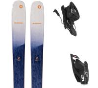 Pack ski." Blizzard Sheeva Team Orange 25 + Fixations - Enfant - Orange / Violet / Blanc - taille 156 - modèle 2025
