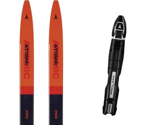 Pack ski de fond." Atomic Pro C1 Skintec Jr + Prolink Access Jr 24 - Enfant - Rouge / Noir - taille 100 - modèle 2024