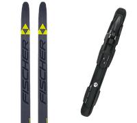 Fischer - Pack Ski Nordique Aerolite Skate 90 Stiff - 181 + Control Skate Step-In IFP Black Yellow - Ski Nordique