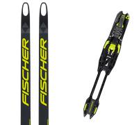 Pack ski de fond." Fischer Carbonlite Skate Plus Medium 25 + Fixations - Mixte - Noir / Jaune - taille 171 - modèle 2025