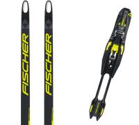 Pack ski de fond." Fischer Carbonlite Skate Plus Stiff 25 + Fixations - Mixte - Noir / Jaune - taille 186 - modèle 2025
