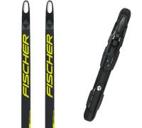 Pack ski de fond." Fischer Carbonlite Skate Plus Stiff 25 + Fixations - Mixte - Noir / Jaune - taille 191 - modèle 2025