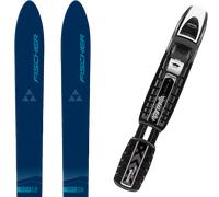 Pack ski de fond." Fischer Outback 68 Crown/skin Xtralite 27 + Fixations - Mixte - Bleu / Noir - taille 169 - modèle 2027