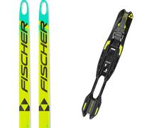 Pack ski de fond." Fischer Speedmax 100 Skate Jr Black/yellow 27 + Fixations - Enfant - Noir / Jaune - taille 161 - modèle 2027