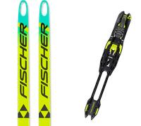 Pack ski de fond." Fischer Speedmax 100he Skate Plus 610 Medium Yellow/blue/black 26 + Fixations - Mixte - Jaune / Bleu / Noir - taille 186 - modèle 2026