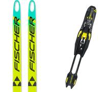 Pack ski de fond." Fischer Speedmax 100he Skate Plus 610 Medium Yellow/blue/black 26 + Fixations - Mixte - Jaune / Bleu / Noir - taille 176 - modèle 2026