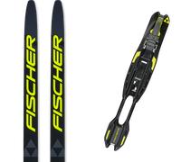 Pack ski de fond." Fischer Speedmax 80 Skate Jr Black/yellow 26 + Fixations - Enfant - Noir - taille 151 - modèle 2026