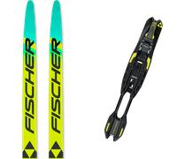 Pack ski de fond." Fischer Speedmax 90 Classic Jr Yellow/blue/black 26 + Fixations - Enfant - Jaune / Bleu / Noir - taille 187 - modèle 2026